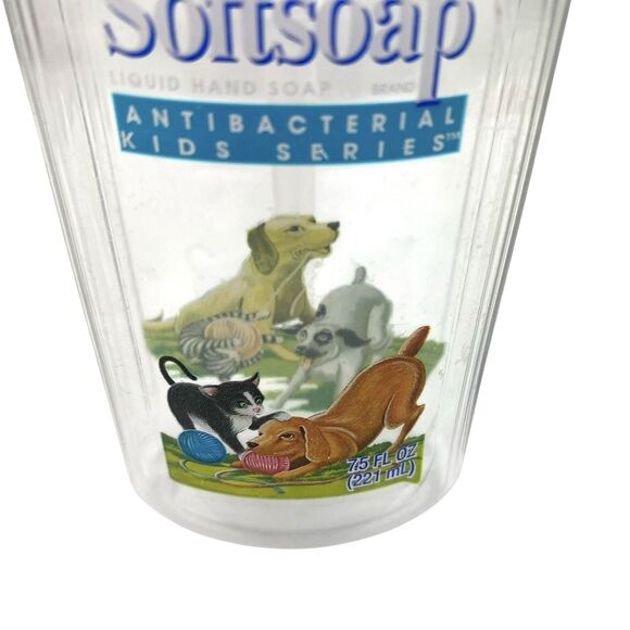 Vintage SoftSoap 3D Dogs Cats Pets Kids Series Soap Dispenser Empty Aquarium 7” - Picture 4 of 11